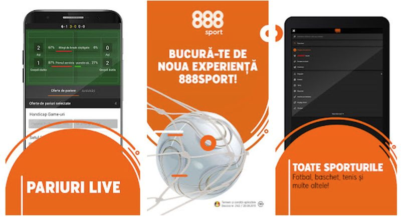 aplicație 888 sport